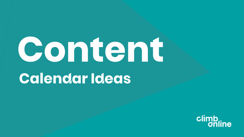 Content Calendar Ideas